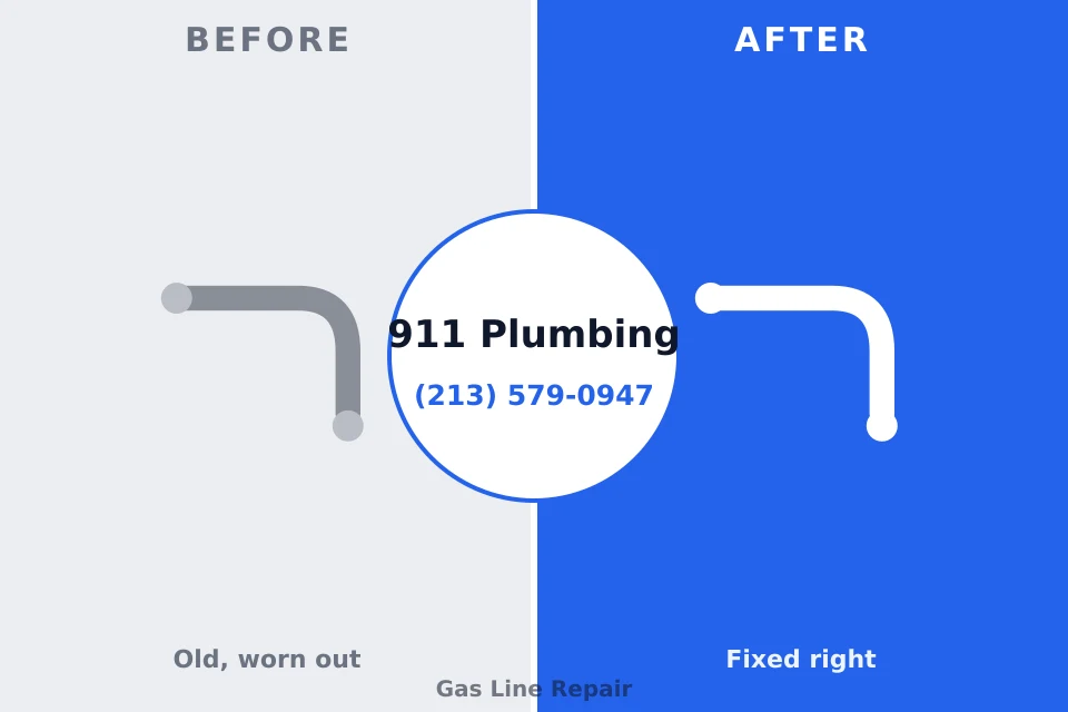 Before and after: plumbing repair Vineland, NJ